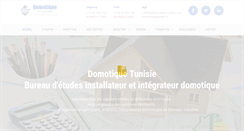 Desktop Screenshot of domotique-tunisie.com