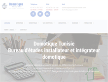 Tablet Screenshot of domotique-tunisie.com